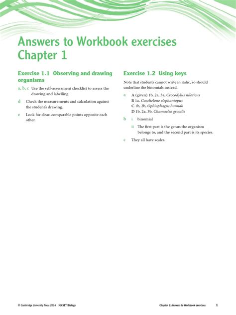 workbook a chapter miller and levine biology answers Doc