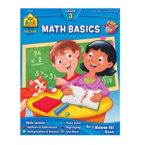 workbooks math basics grade 3 an i know it combo book PDF