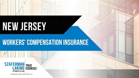 worker compensation insurance nj