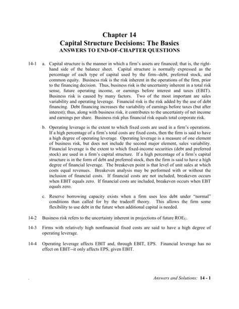 working capital instructor s manual PDF