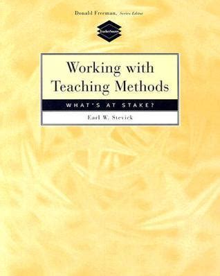 working with teaching methods whats at stake Epub
