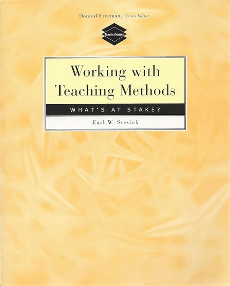 working with teaching methods whats at stake Epub