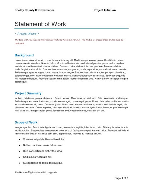 workplace statement