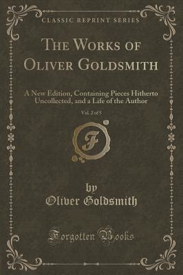 works oliver goldsmith vol uncollected PDF