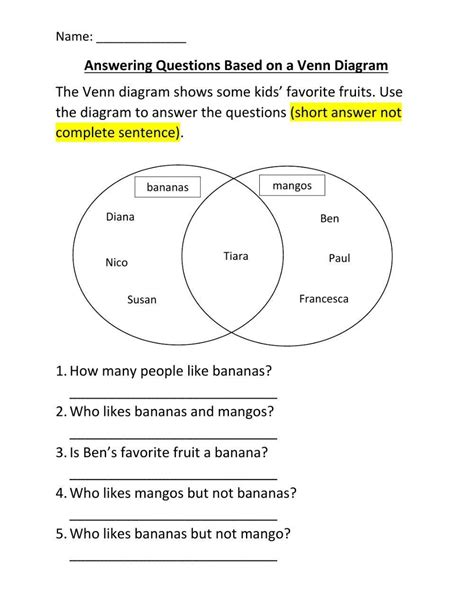 worksheet maker venn diagram Reader