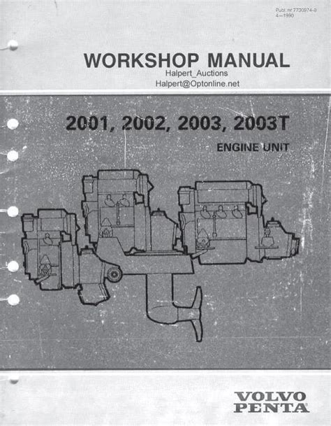 workshop manual 2001 2002 2003 engine unit volvo penta Reader
