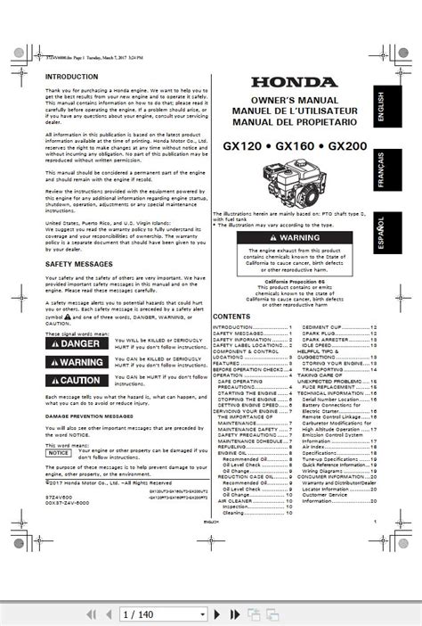 workshop manual for a gx160 Reader