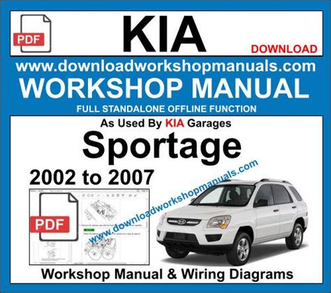 workshop manual for kia sportage diesel Kindle Editon