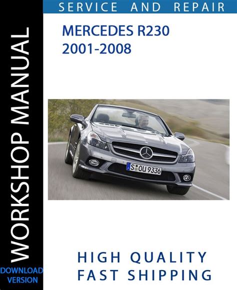 workshop manual for mercedes r230 Kindle Editon