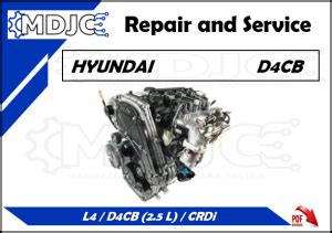 workshop manual kia d4cb crdi PDF