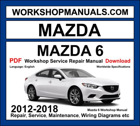 workshop manual mazda 6 diesel PDF