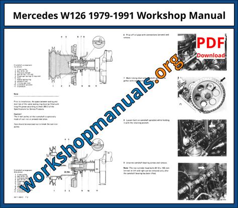 workshop manual mercedes pdf Doc