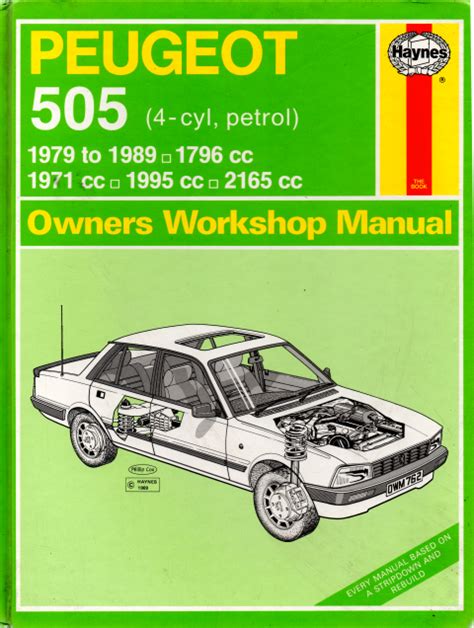workshop manual service peugeot 505 Kindle Editon
