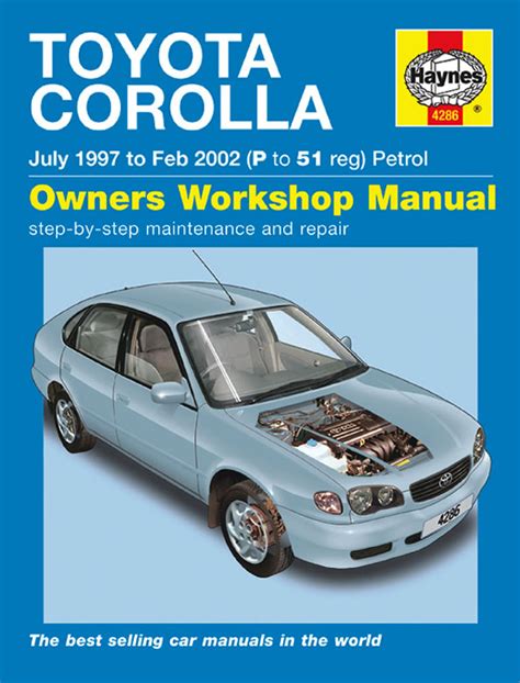 workshop manual toyota corolla PDF