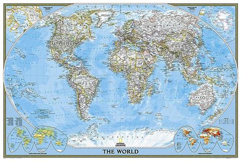 world classic laminated national geographic reference map PDF