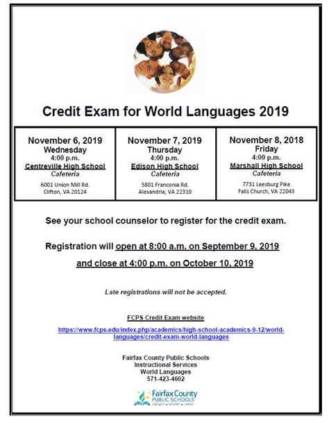 world language credit exam