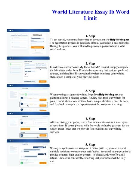 world literature essay ib word limit PDF