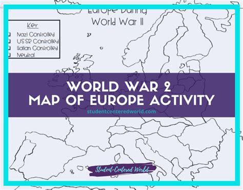 World War 2 Map Worksheets Printables