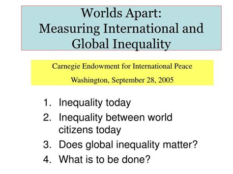 worlds apart measuring international and global inequality Doc