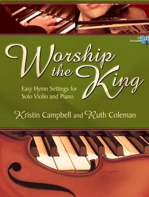 worship the king easy hymn settings for solo violin and piano PDF