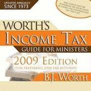 worths income tax guide for ministers 2009 edition cd rom Epub