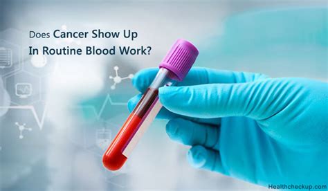 would blood work show cancer