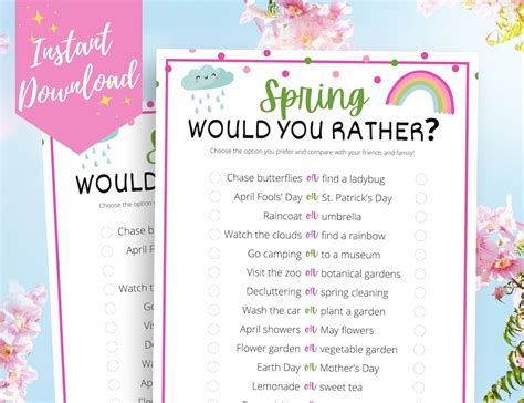 would you rather spring