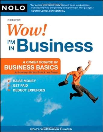 wow im in business a crash course in business basics Doc