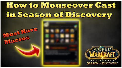 wow mouseover macro