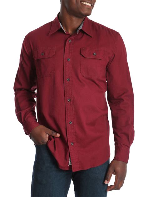 wrangler big and tall shirts