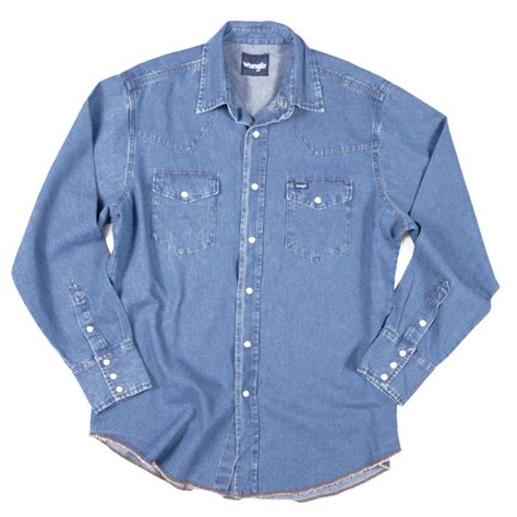 wrangler denim work shirts