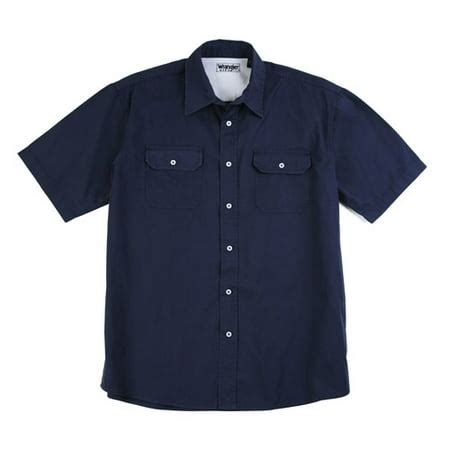 wrangler short sleeve button down shirts