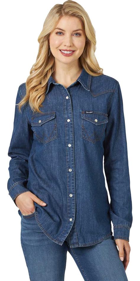 wrangler womens shirt