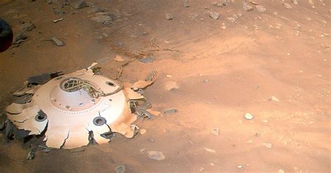 wreckage on mars