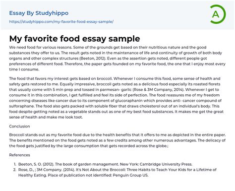 write an essay my best food Epub