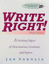 write right a desktop digest of punctuation grammar and style Epub