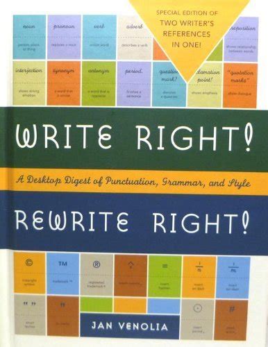 write right rewrite right a desktop digest of punctuation grammar and style Epub