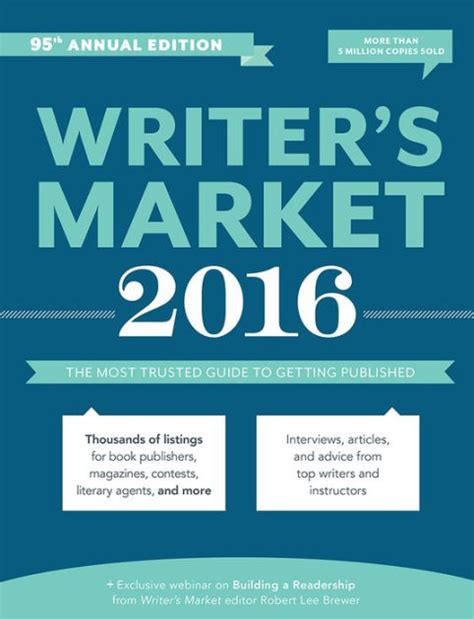 writers market 2016 the most trusted guide to getting published Epub