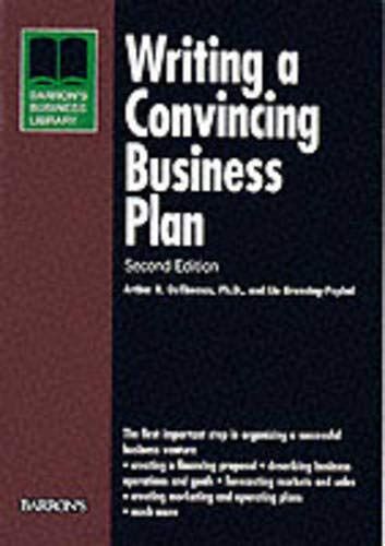 writing a convincing business plan business library series PDF