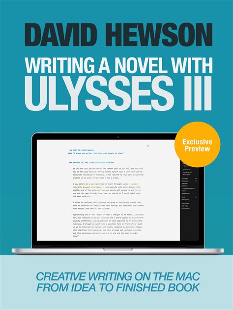writing a novel with ulysses Doc