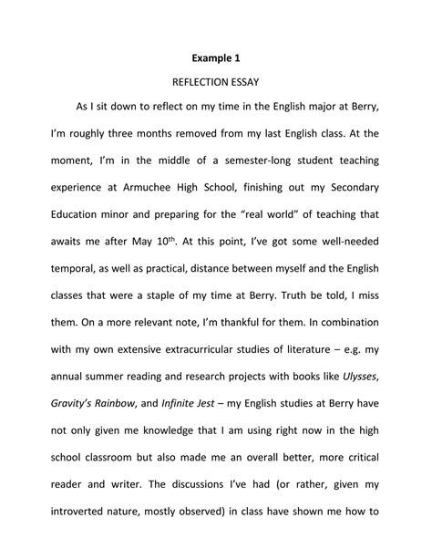 writing a personal reflective essay Kindle Editon