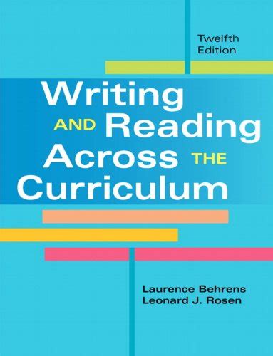 writing and reading across the curriculum 12th edition pdf download Kindle Editon