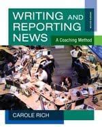 writing and reporting news a coaching method 7th edition pdf Doc