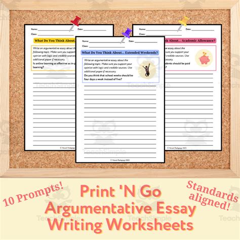 writing argumentative essays middle school Reader