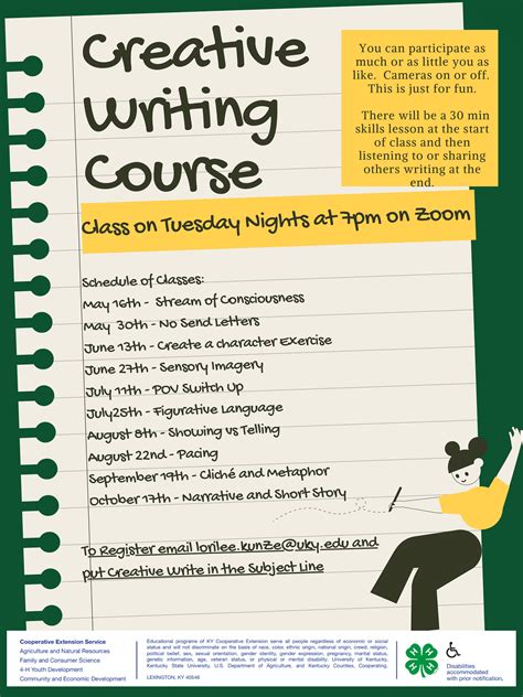 writing class near me