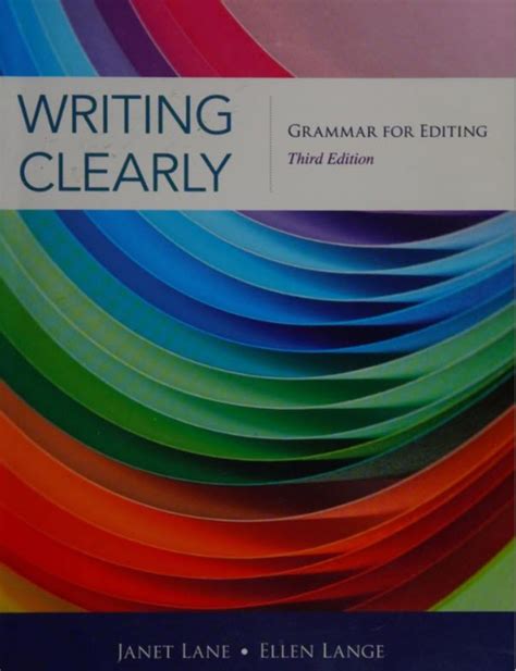 writing clearly grammar for editing 3rd edition Epub