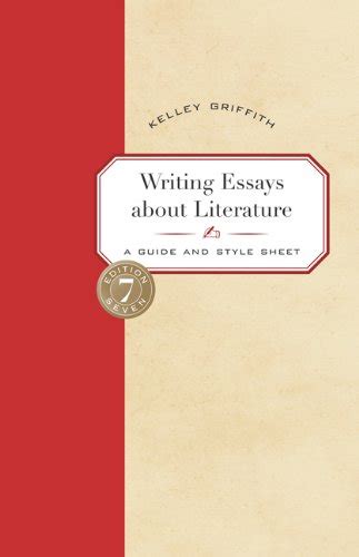 writing essays about literature griffith Epub