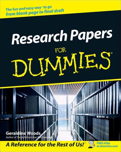 writing essays and research papers for dummies PDF