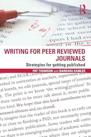 writing for peer reviewed journals strategies for getting published Reader