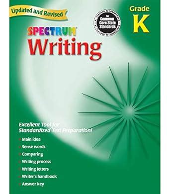 writing grade k spectrum Kindle Editon